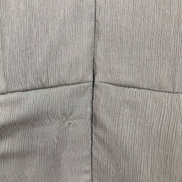 J. Crew Grey Silk Zip Up Dress Size 0 - Picture 7 of 8